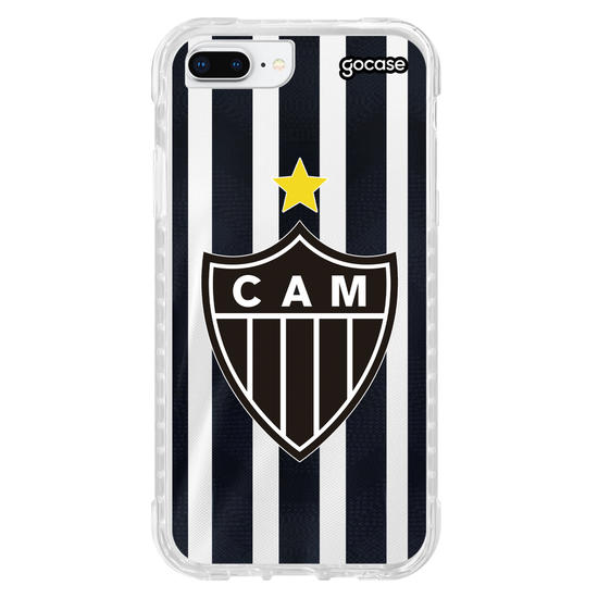 Capinha para celular  Atlético Mineiro - Uniforme 1 2024 Escudo