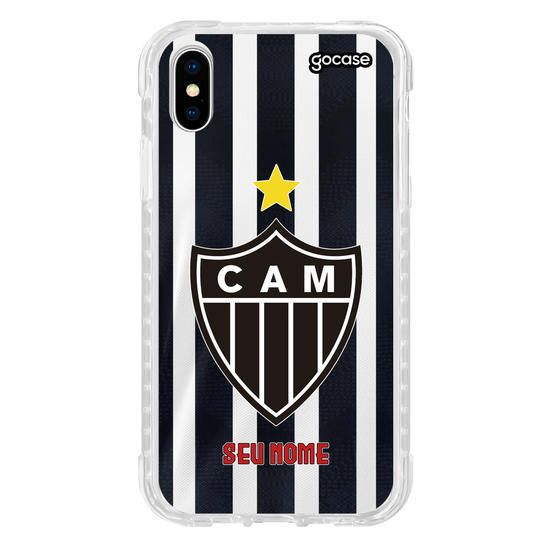 Capinha para celular  Atlético Mineiro - Uniforme 1 2024 Escudo