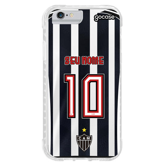 Capinha para celular  Atlético Mineiro - Uniforme 1 2024 Personalizado