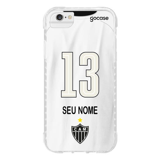 Capinha para celular Atlético Mineiro - Uniforme 2 2020 Personalizado