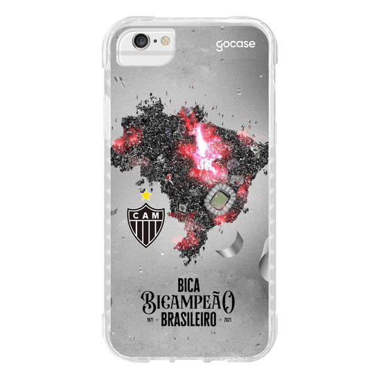 Capinha para celular Atlético Mineiro - Bicampeão Mapa