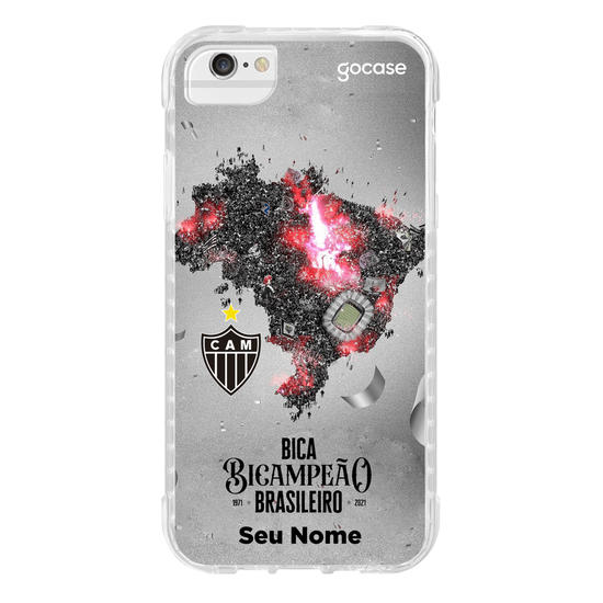 Capinha para celular Atlético Mineiro - Bicampeão Mapa
