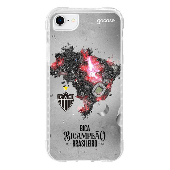 Capinha para celular Atlético Mineiro - Bicampeão Mapa