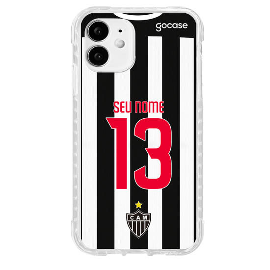 Capinha para celular Atlético Mineiro Uniforme 1 2021 Personalizado
