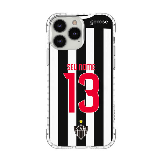 Capinha para celular Atlético Mineiro Uniforme 1 2021 Personalizado