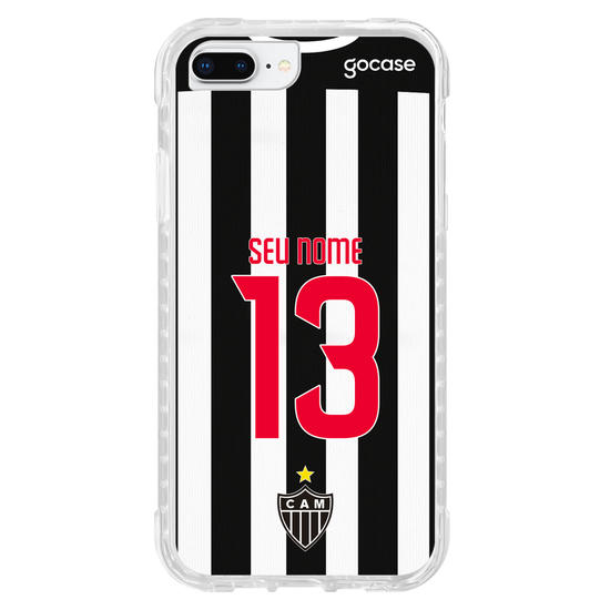 Capinha para celular Atlético Mineiro Uniforme 1 2021 Personalizado