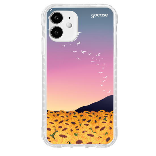 Capinha para celular Aurora de Girassóis Customizável 