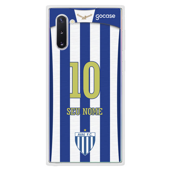 Capinha para celular Avaí - Uniforme 1 2020 Personalizado