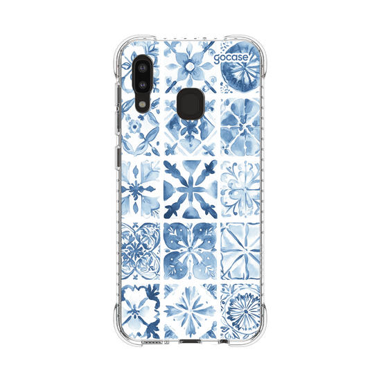 Capinha para celular  Azulejo Aquarela