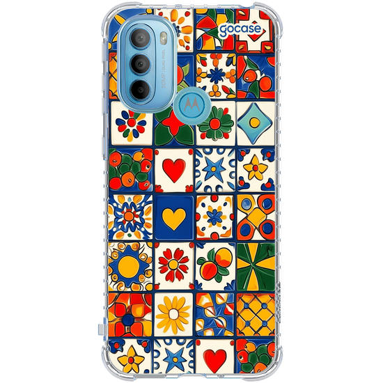 Capinha para celular  Azulejo Mexicano