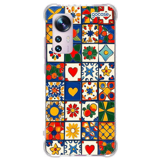 Capinha para celular  Azulejo Mexicano