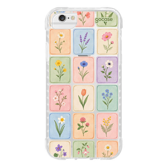Capinha para celular  Azulejos Floridos
