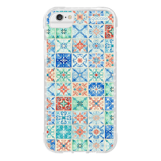 Capinha para celular  Azulejos Mediterrâneos