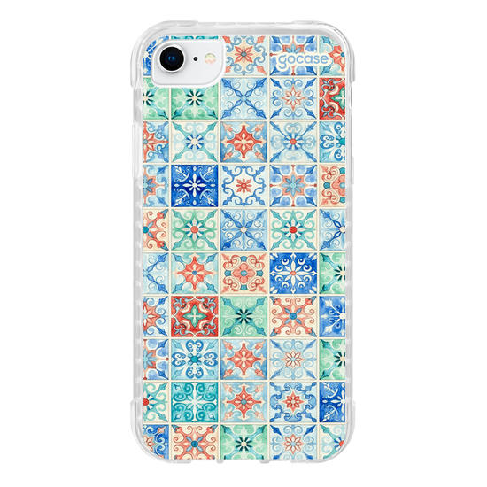 Capinha para celular  Azulejos Mediterrâneos