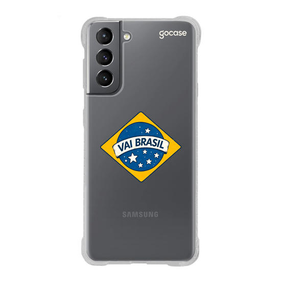 Capinha para celular  Bandeira vai Brasil