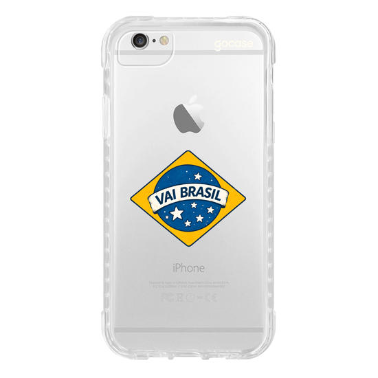 Capinha para celular  Bandeira vai Brasil