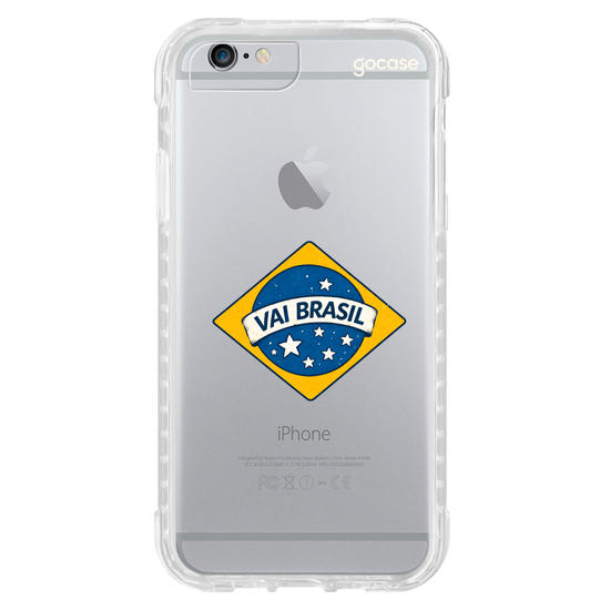 Capinha para celular  Bandeira vai Brasil