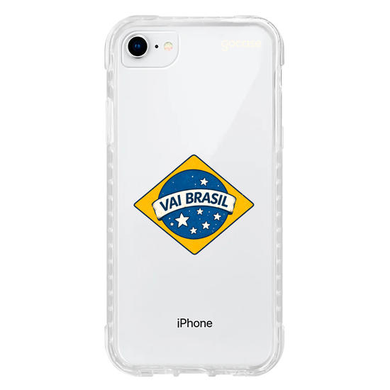 Capinha para celular  Bandeira vai Brasil