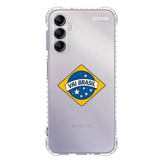 Capinha para celular  Bandeira vai Brasil