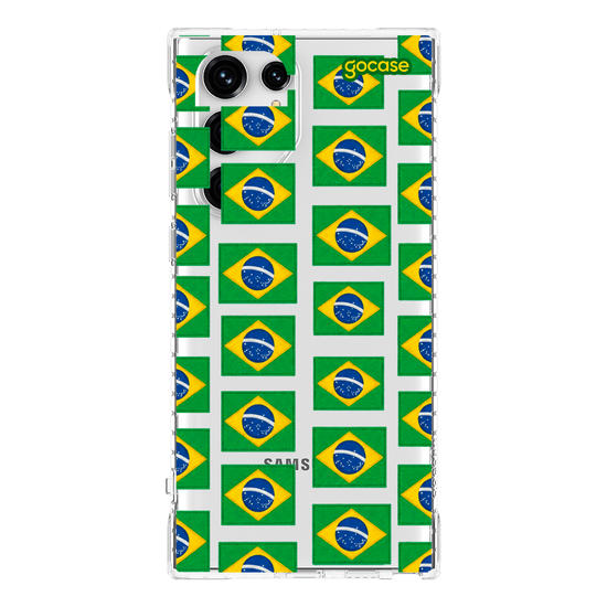 Capinha para celular  Bandeirinhas Brasil