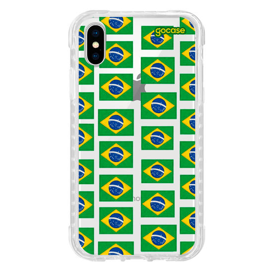 Capinha para celular  Bandeirinhas Brasil