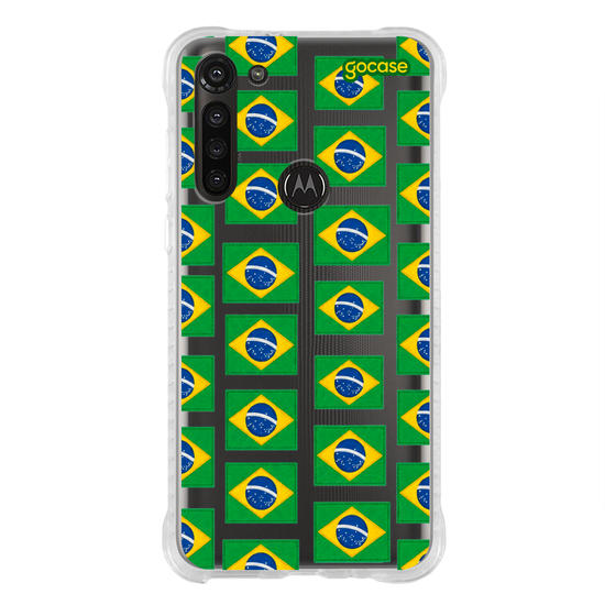 Capinha para celular  Bandeirinhas Brasil