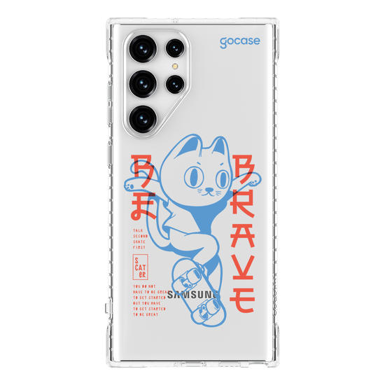 Capinha para celular  Be Brave Cat
