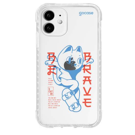Capinha para celular  Be Brave Cat