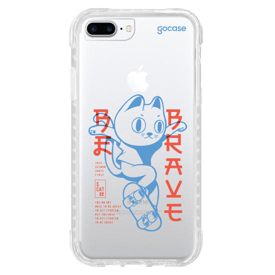 Capinha para celular  Be Brave Cat