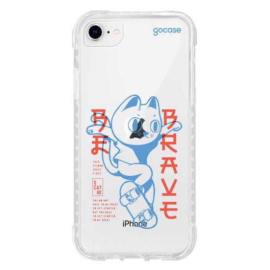 Capinha para celular  Be Brave Cat