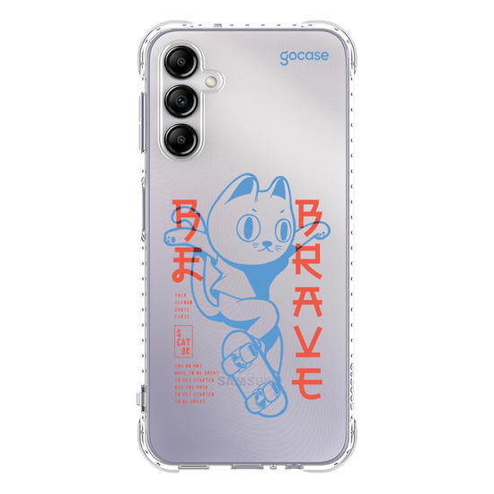 Capinha para celular  Be Brave Cat