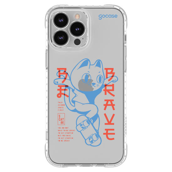Capinha para celular  Be Brave Cat