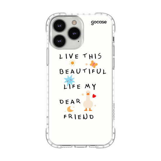 Capinha para celular  Beautiful Life Frase