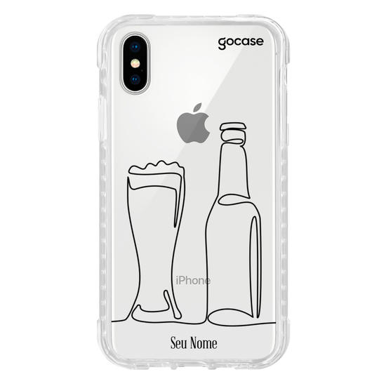 Capinha para celular Beer Line