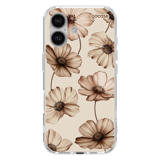 Capinha para celular  Beige Blooms