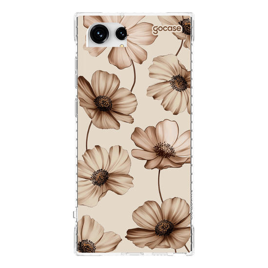 Capinha para celular  Beige Blooms