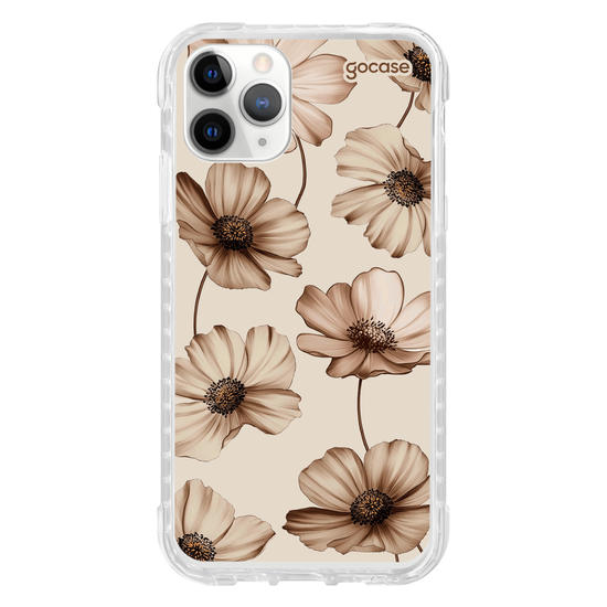 Capinha para celular  Beige Blooms