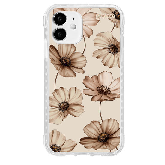 Capinha para celular  Beige Blooms