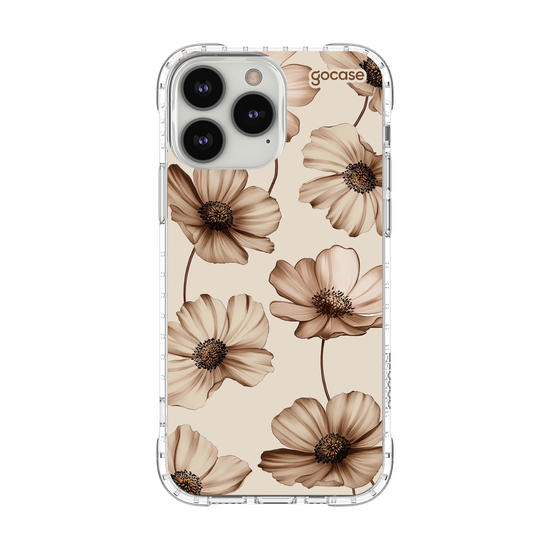 Capinha para celular  Beige Blooms