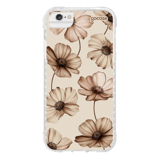 Capinha para celular  Beige Blooms
