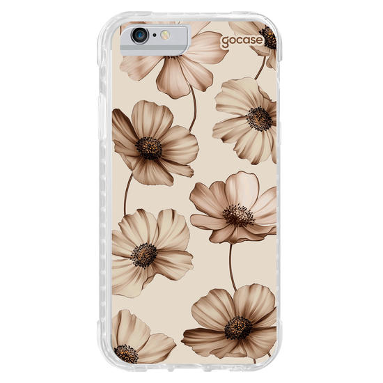 Capinha para celular  Beige Blooms