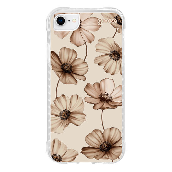 Capinha para celular  Beige Blooms
