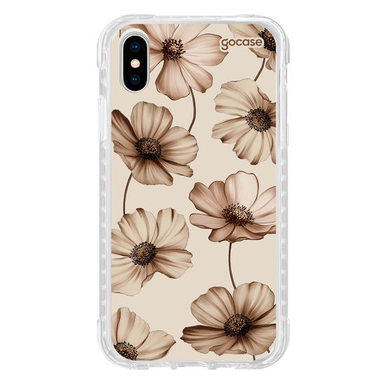 Capinha para celular  Beige Blooms