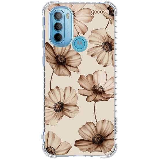 Capinha para celular  Beige Blooms