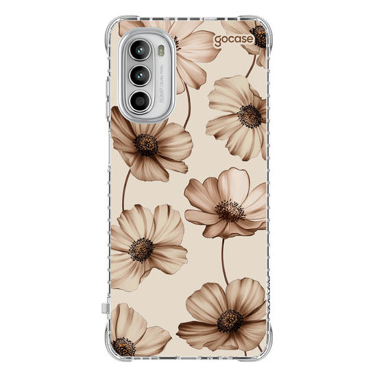 Capinha para celular  Beige Blooms