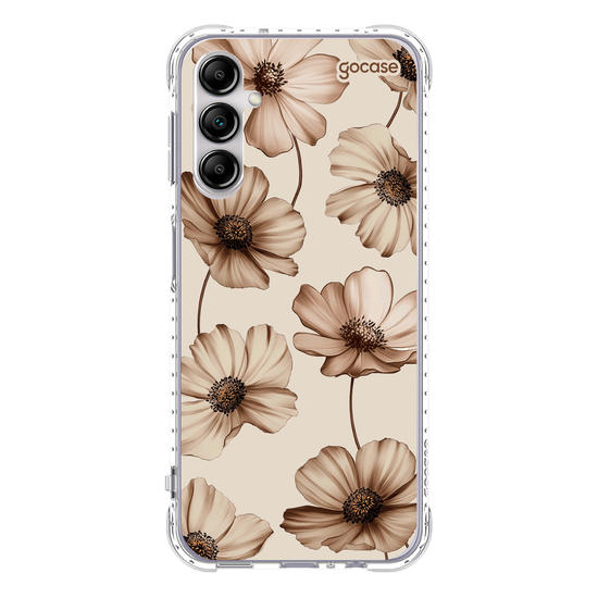 Capinha para celular  Beige Blooms