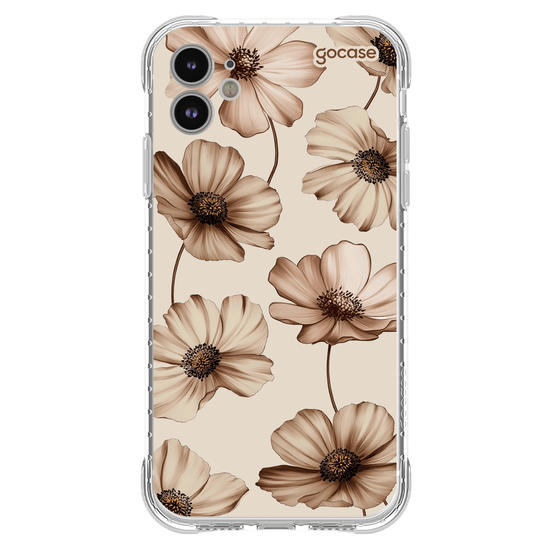 Capinha para celular  Beige Blooms