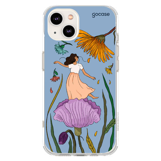 Capinha para celular  Flor e Alma - Garota