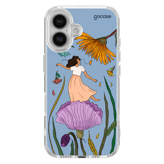 Capinha para celular  Flor e Alma - Garota