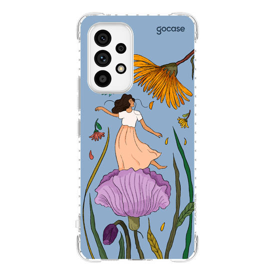 Capinha para celular  Flor e Alma - Garota